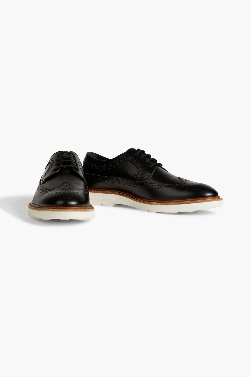 TOD'S Perforated leather derby shoes
