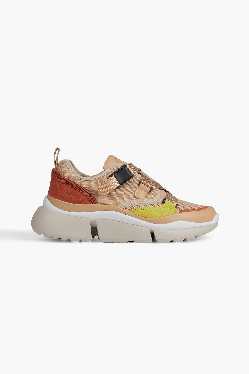 stempel Accor Opfattelse CHLOÉ Sonnie leather, suede, canvas and mesh sneakers | Sale up to 70% off  | THE OUTNET