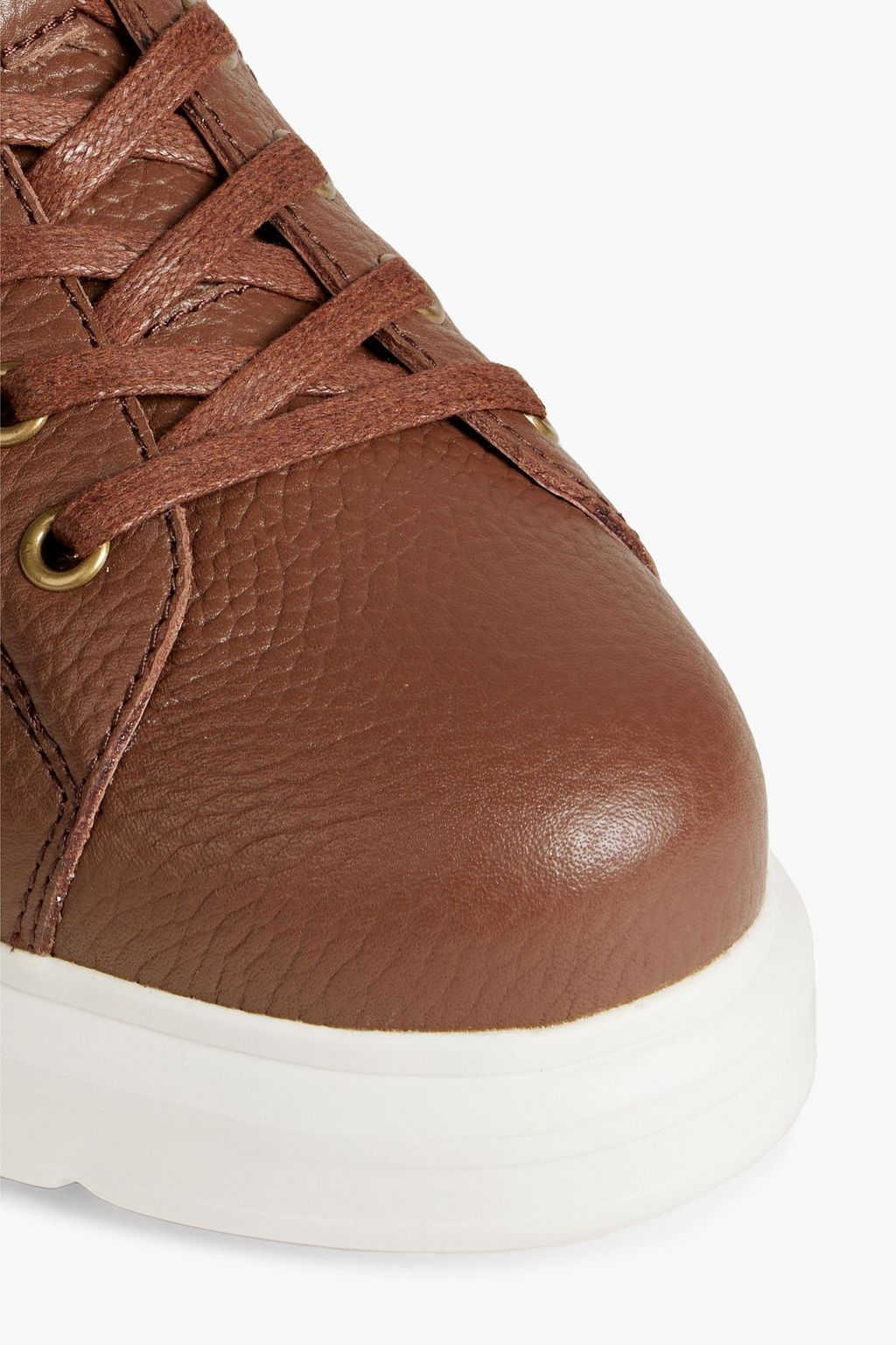 AUSTRALIA LUXE COLLECTIVE Leen pebbled-leather sneakers