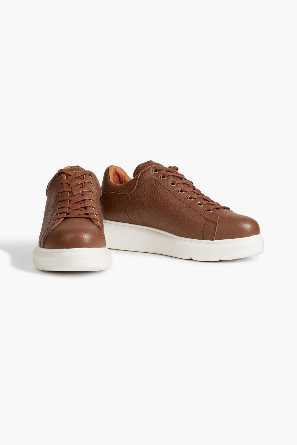 AUSTRALIA LUXE COLLECTIVE Leen pebbled-leather sneakers