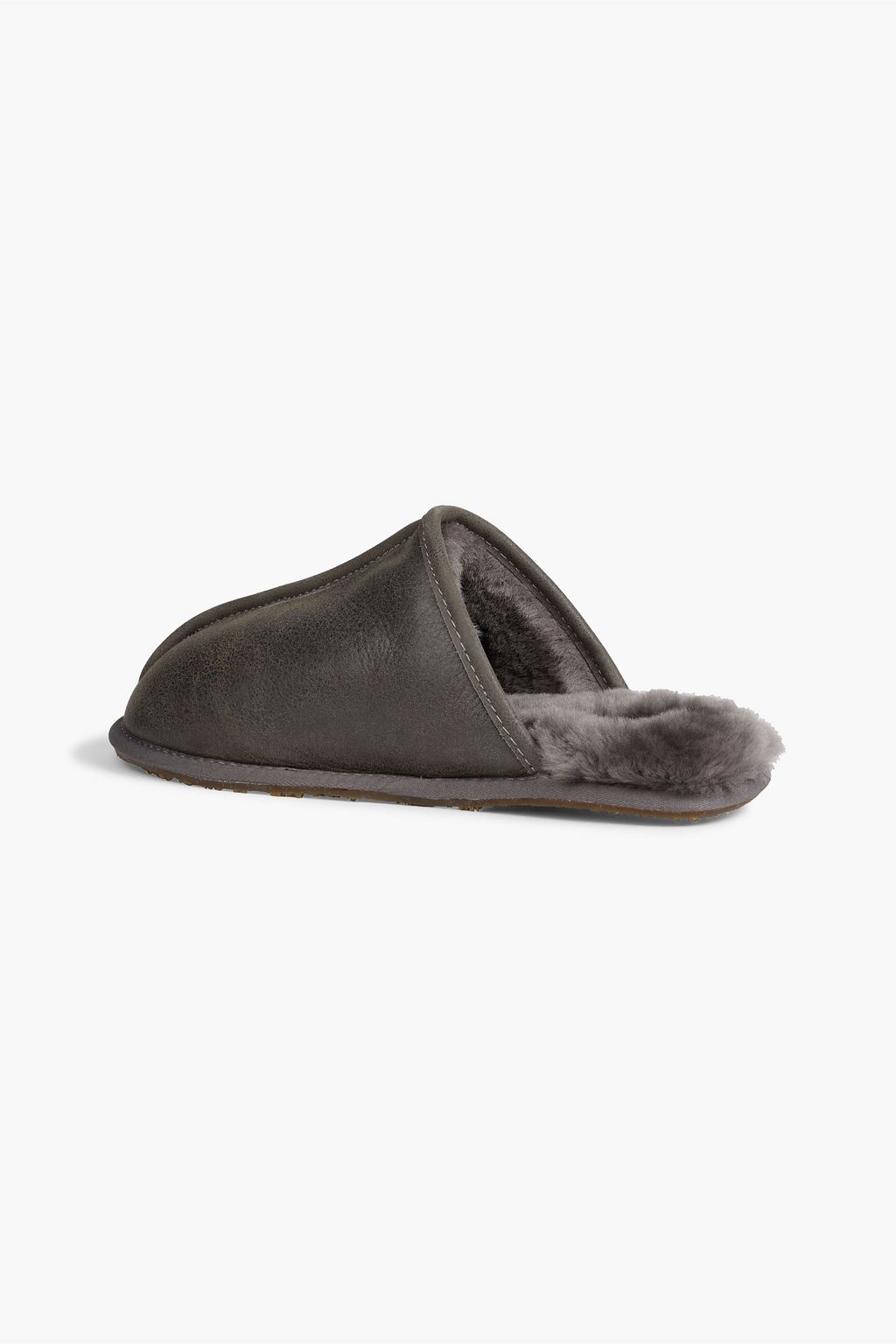 AUSTRALIA LUXE COLLECTIVE Shearling-lined leather slippers