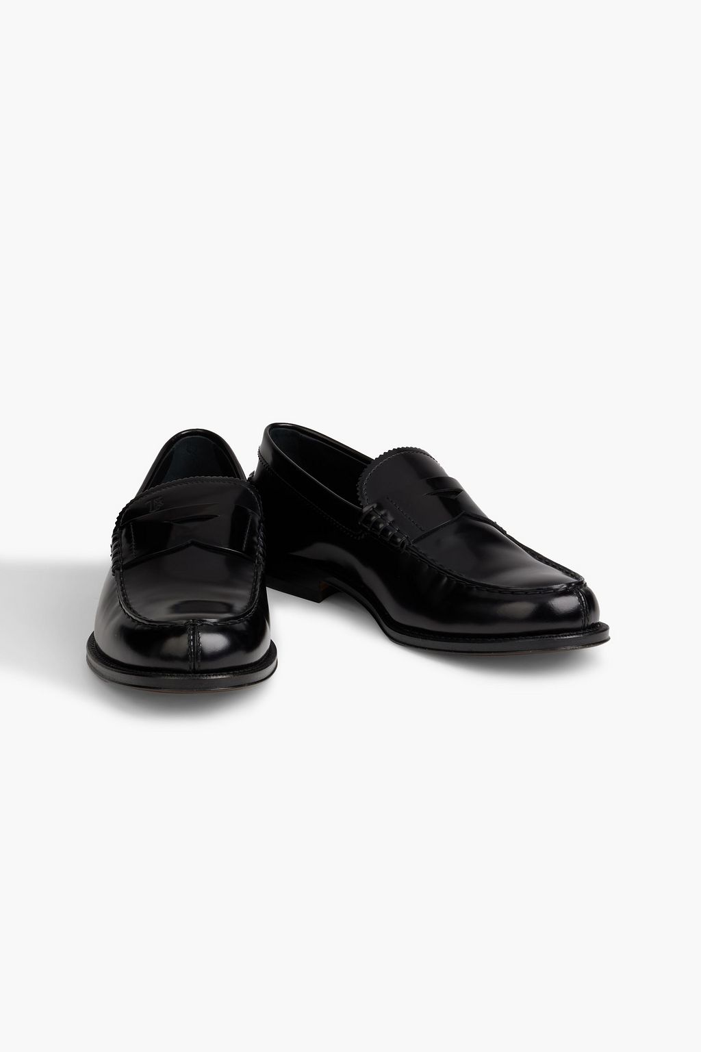TOD'S Glossed-leather penny loafers