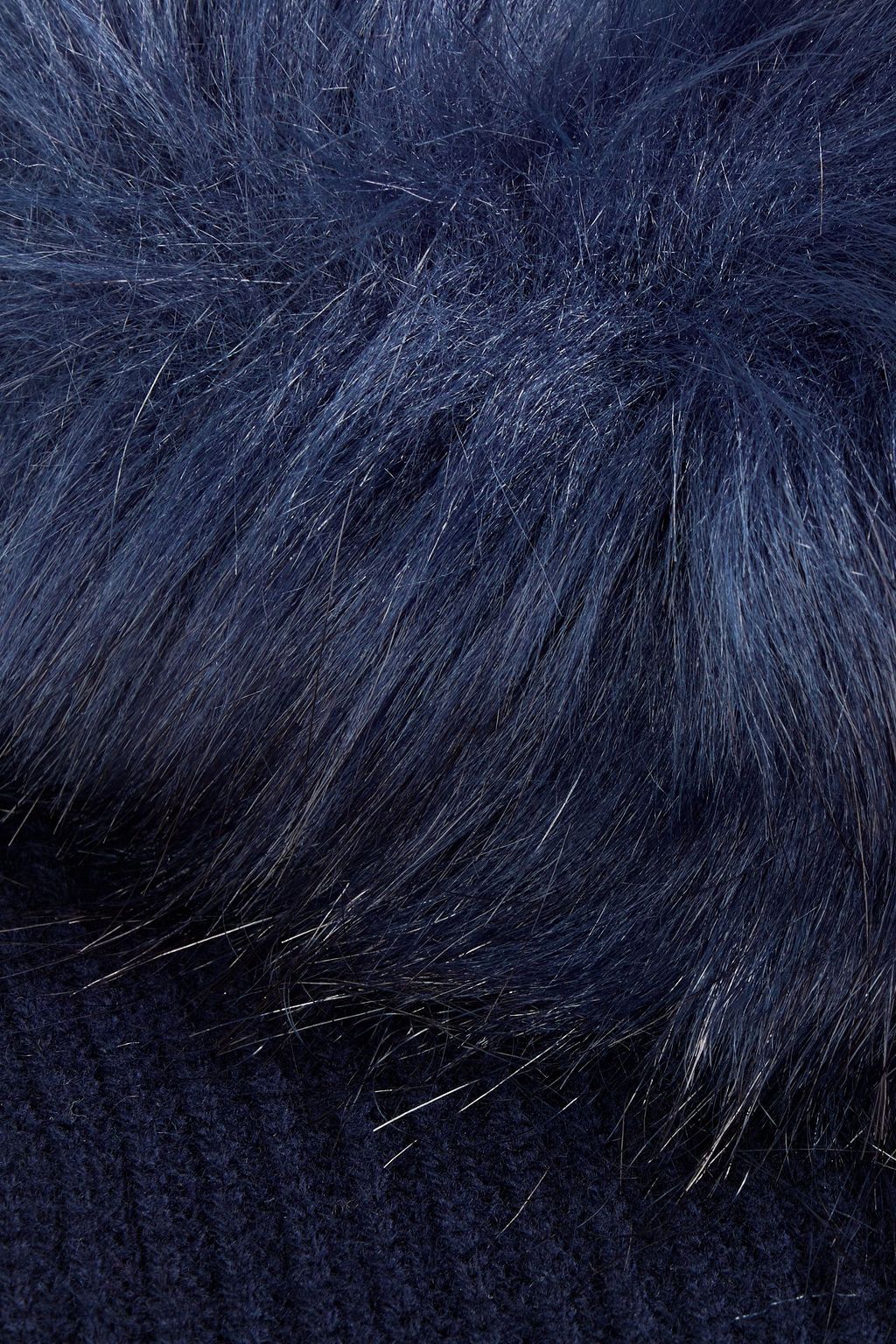 EUGENIA KIM Paulina faux fur-trimmed wool and cashmere-blend snood