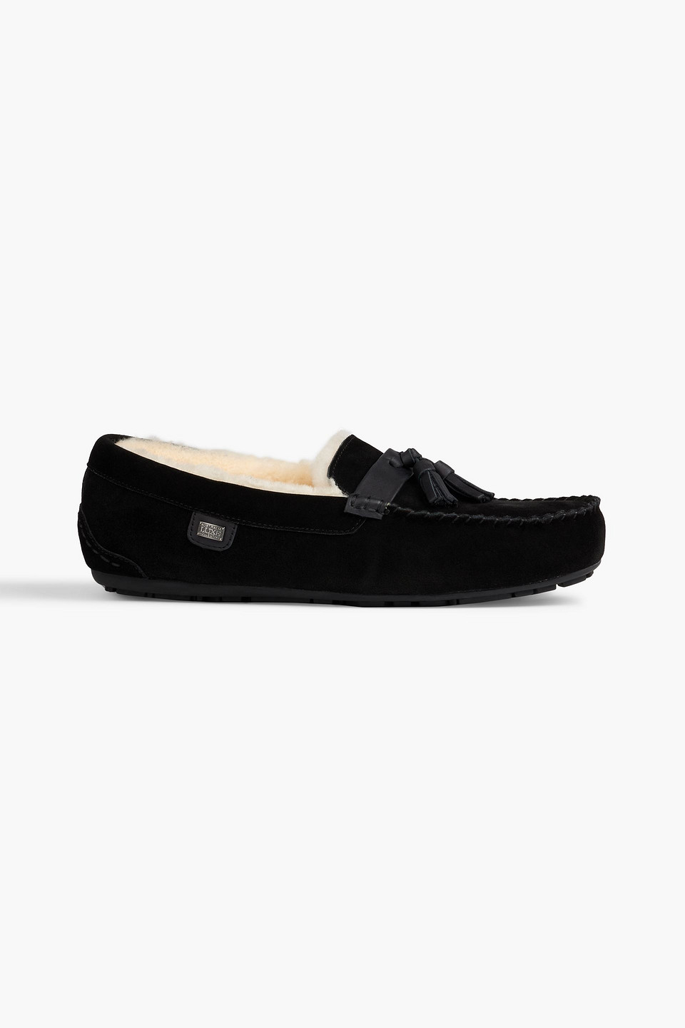 Australia Luxe Collective Hamilton shearling-lined suede slippers