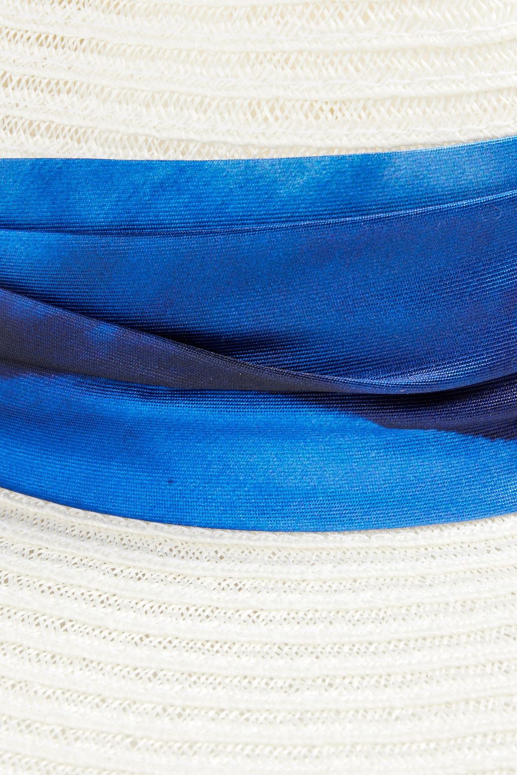 EUGENIA KIM Cassidy satin-trimmed hemp-blend sunhat
