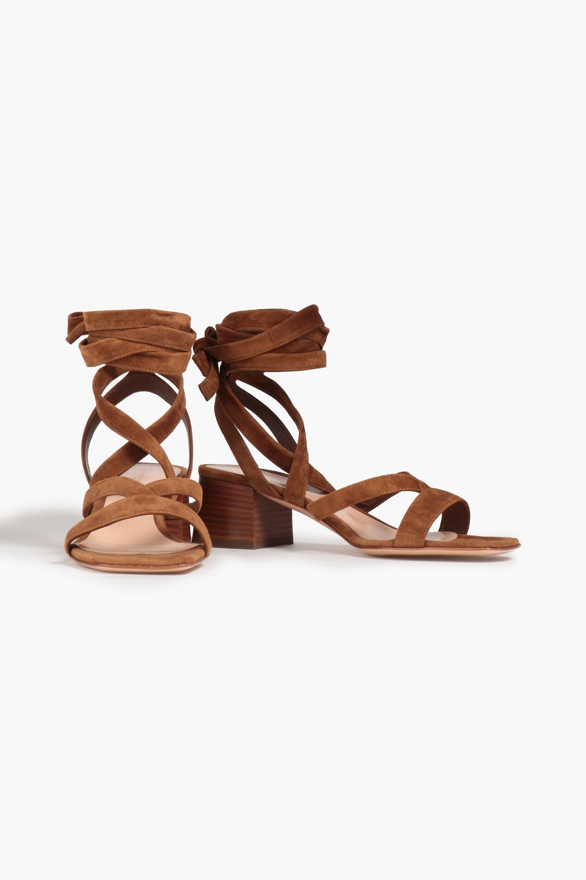 GIANVITO ROSSI Dalian suede sandals