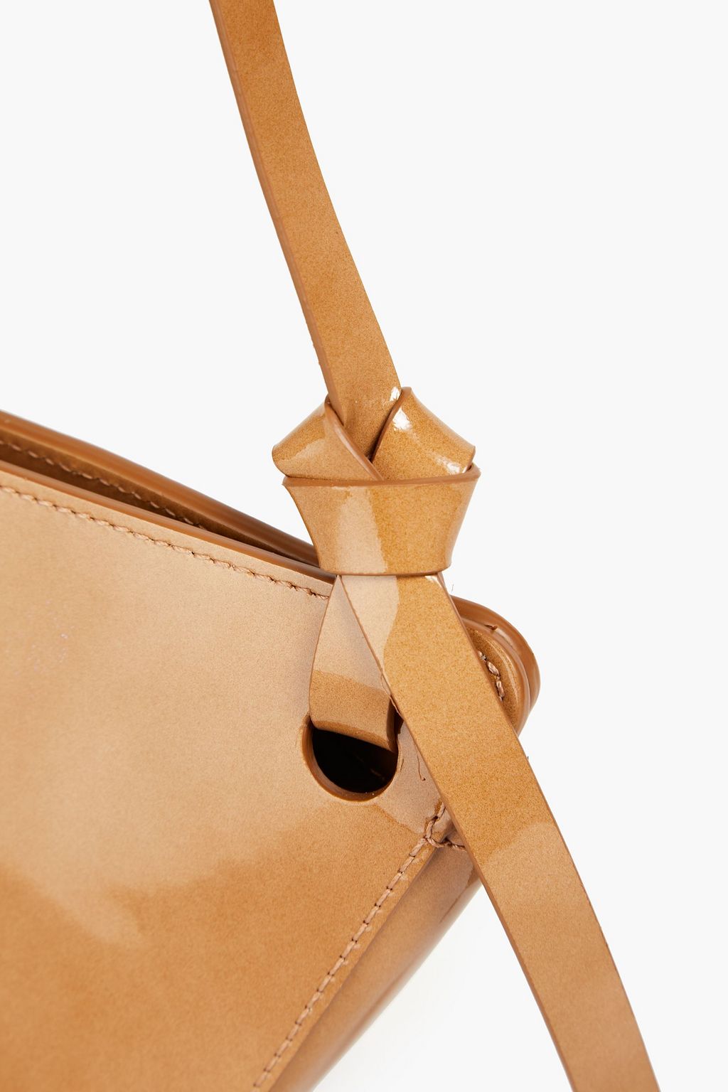 REJINA PYO Ramona Schultertasche aus Glanzleder