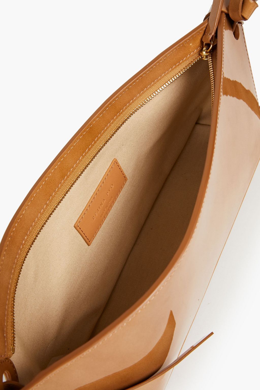 REJINA PYO Ramona Schultertasche aus Glanzleder