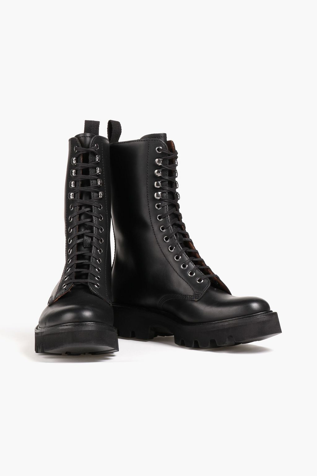 GRENSON Mavis leather combat boots