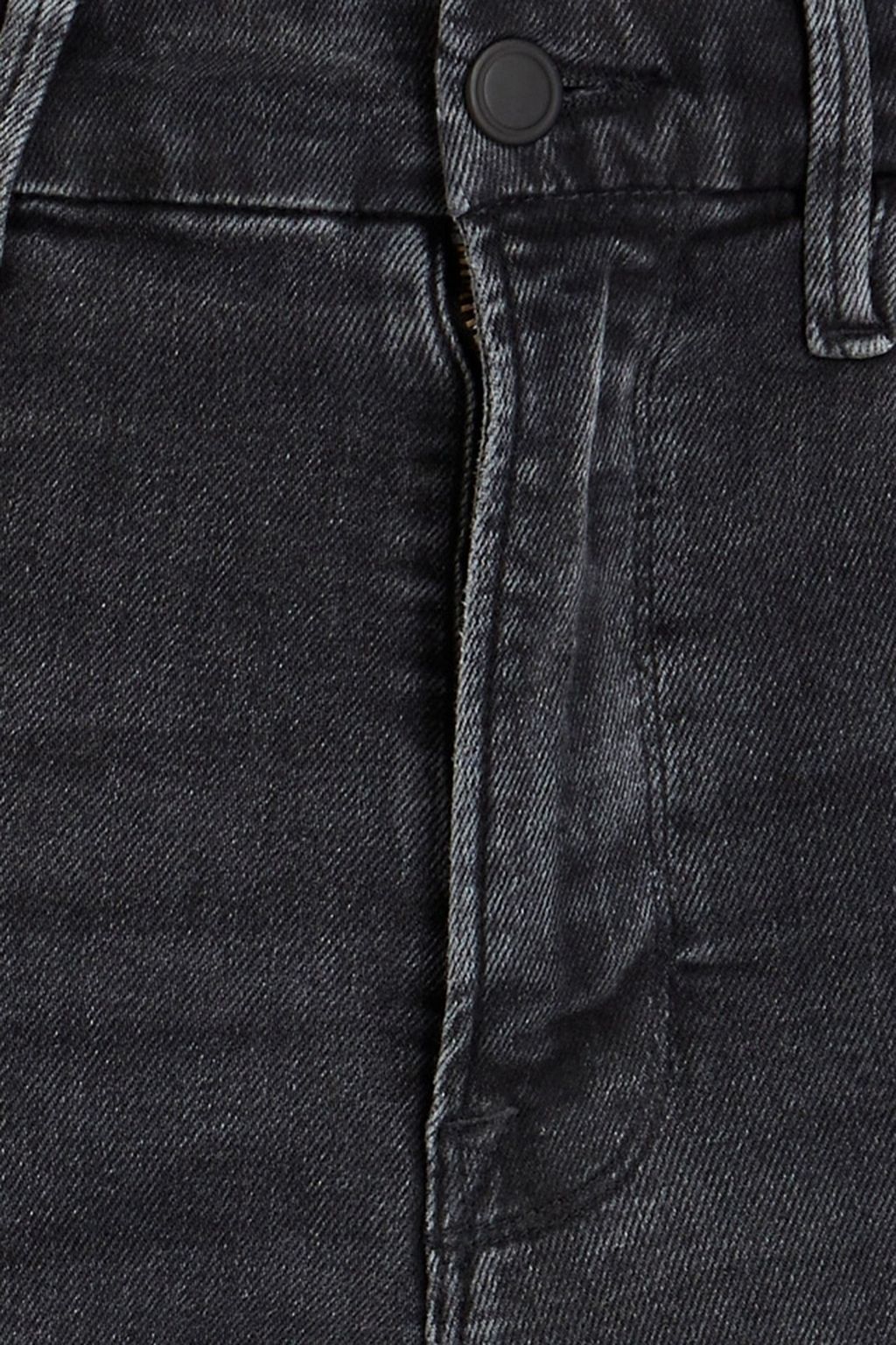 GOOD AMERICAN Good Waist faded high-rise skinny jeans