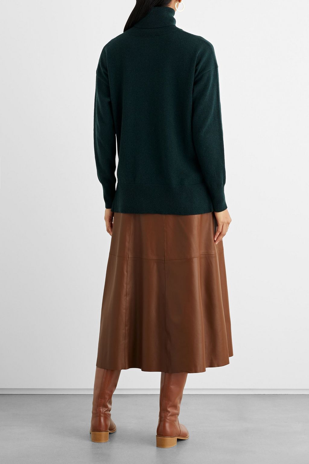 IRIS & INK Millie cashmere and wool-blend turtleneck sweater