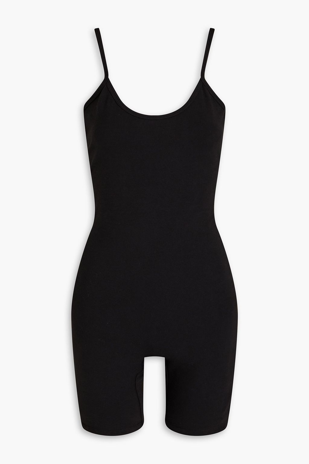 GOOD AMERICAN Stretchcotton jersey playsuit THE