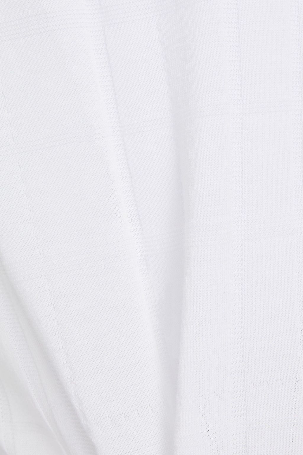 CANALI Checked jacquard-knit polo shirt