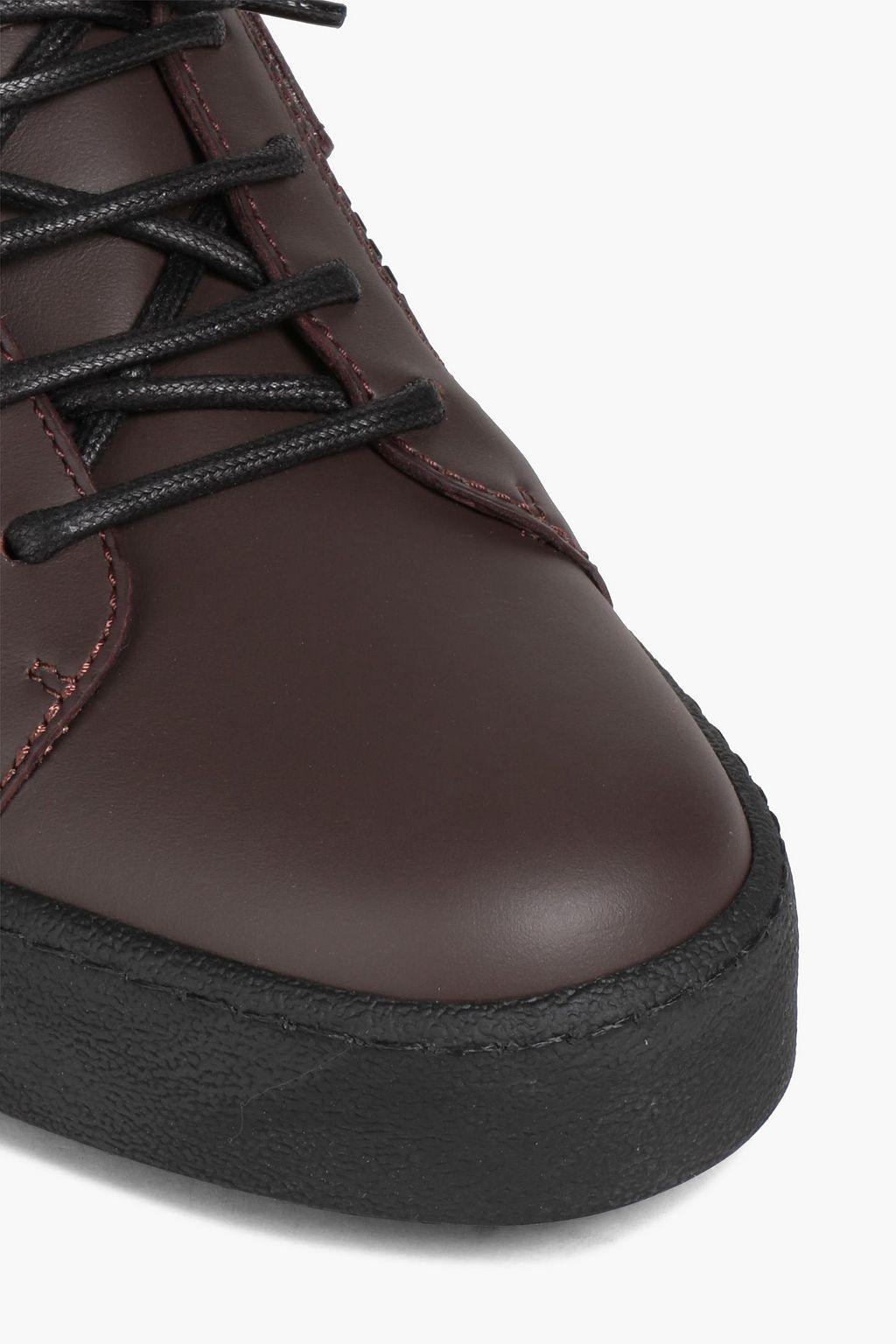 GIUSEPPE ZANOTTI Gail 지퍼 디테일 가죽 스니커즈