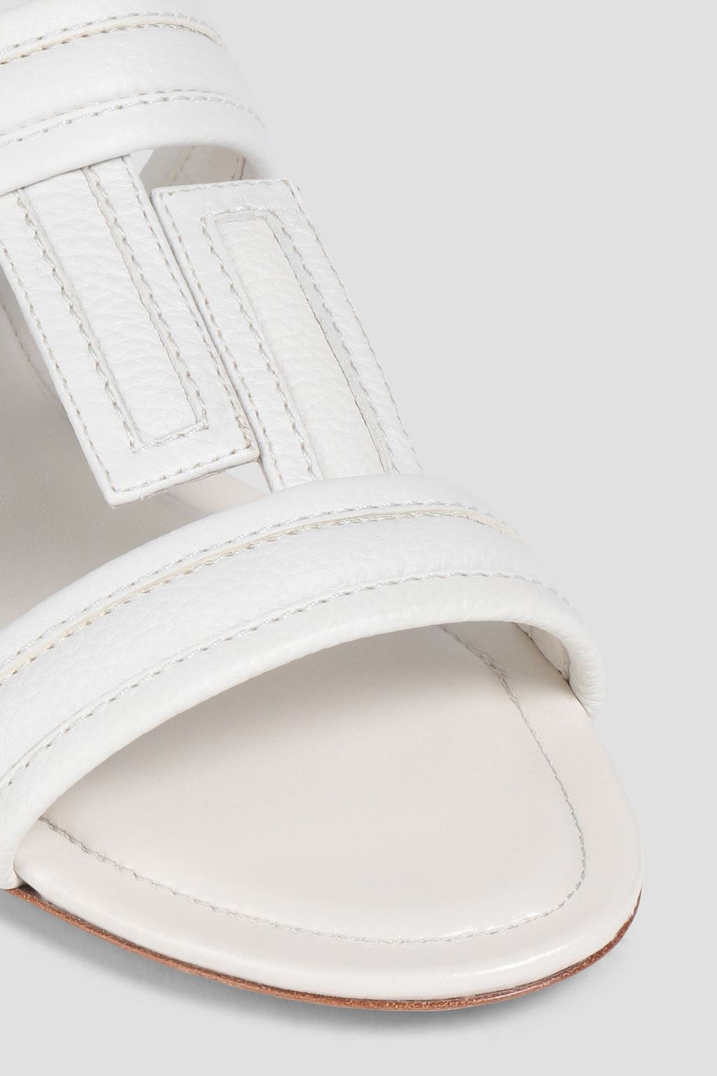 TOD'S Sandalen aus gestepptem Narbenleder