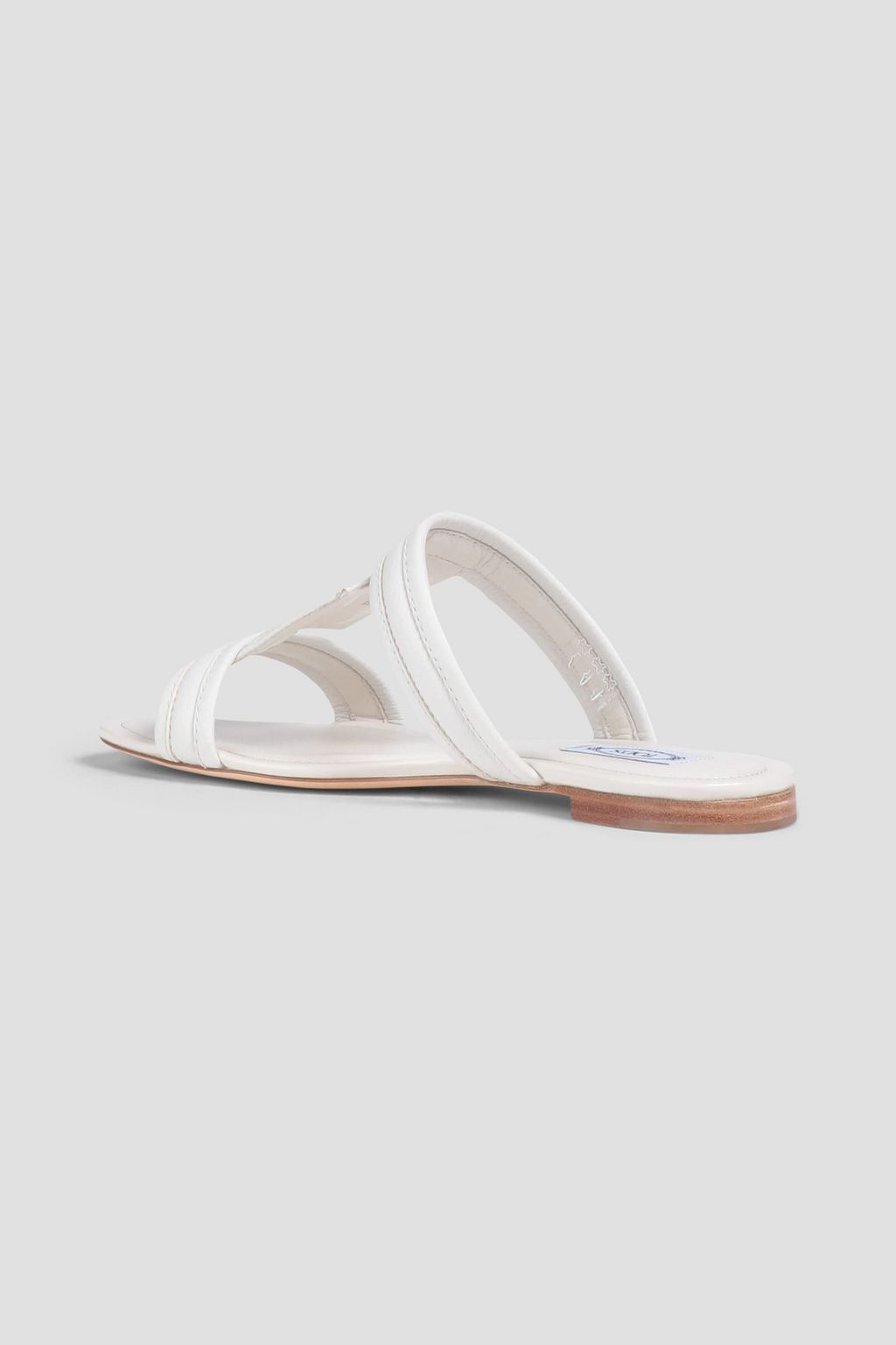 TOD'S Sandalen aus gestepptem Narbenleder