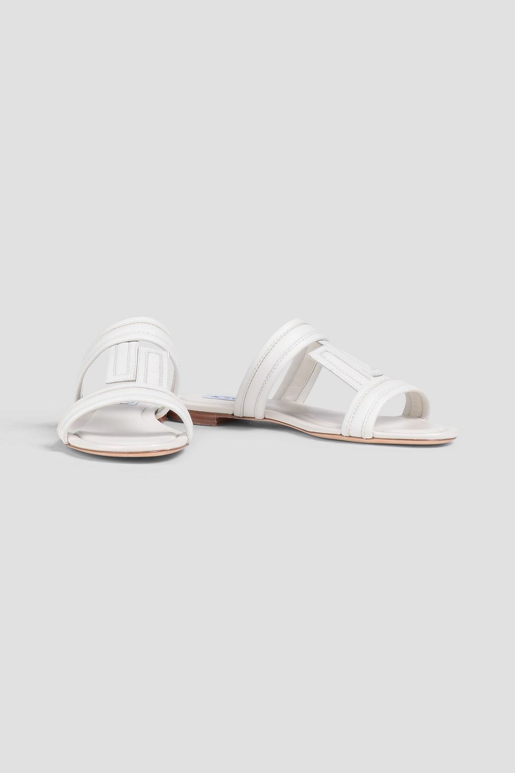 TOD'S Sandalen aus gestepptem Narbenleder