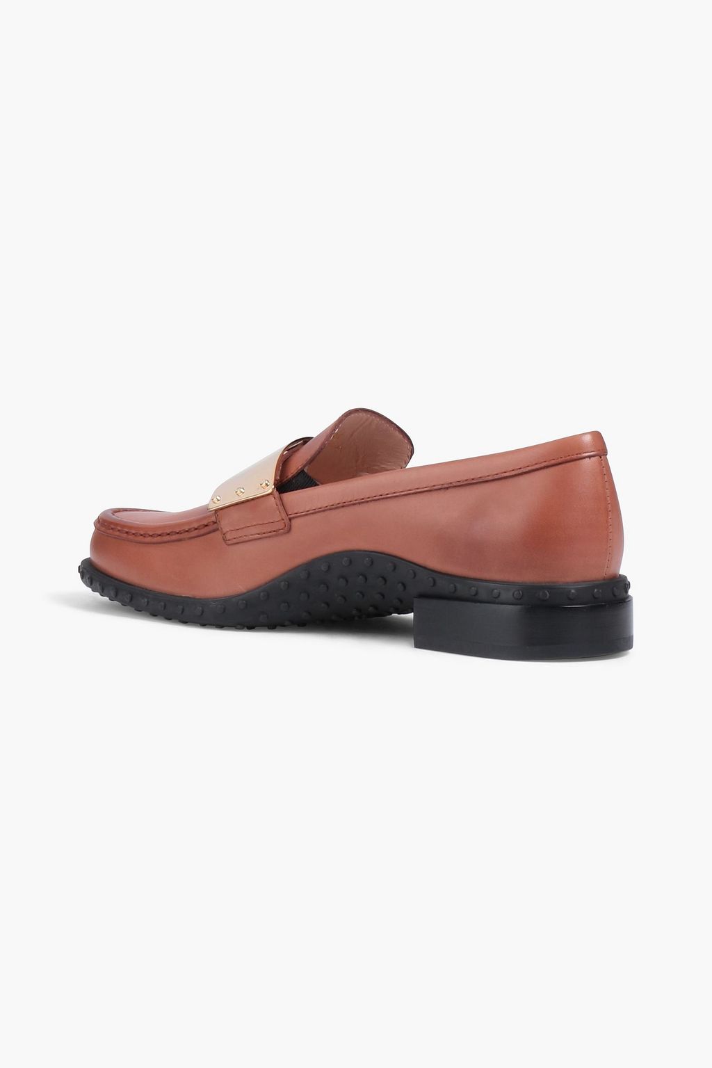 TOD'S Embellished leather loafers
