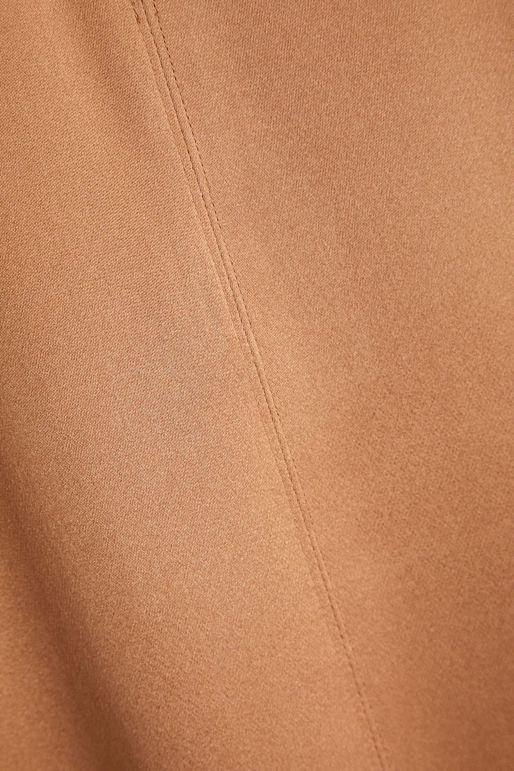 FRAME Plissierter Kaftan aus Seidensatin