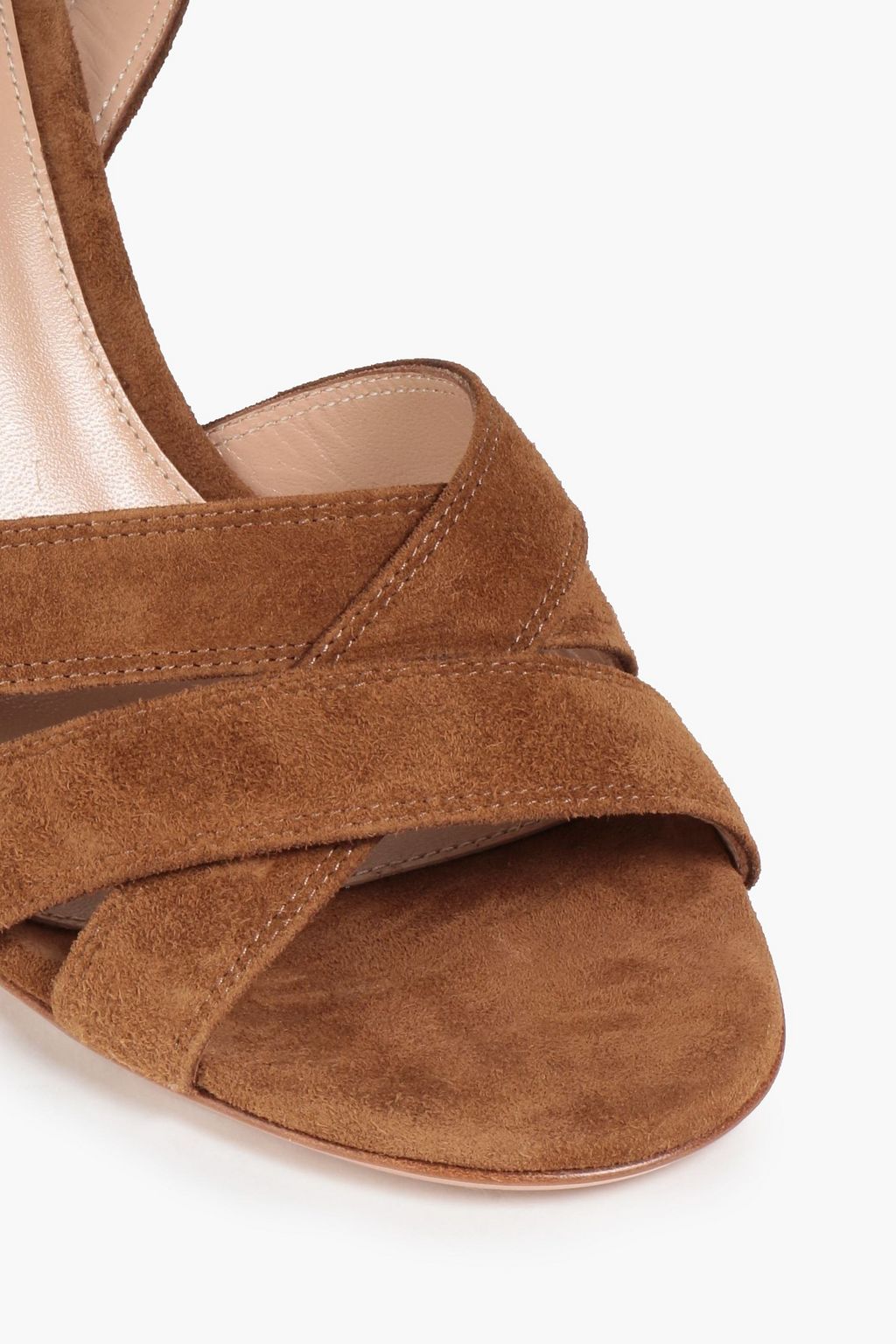 GIANVITO ROSSI Beya 스웨이드 샌들