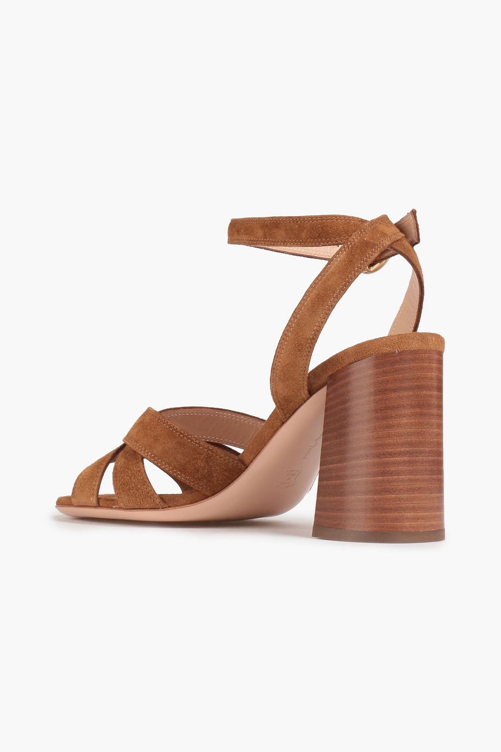 GIANVITO ROSSI Beya 스웨이드 샌들
