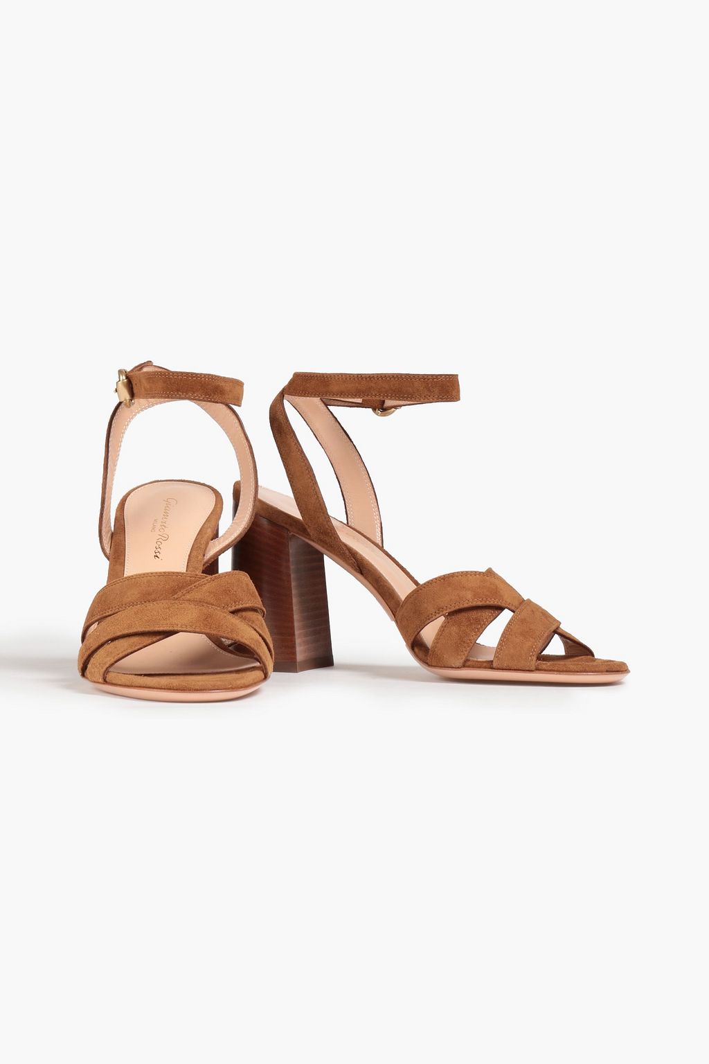 GIANVITO ROSSI Beya 스웨이드 샌들