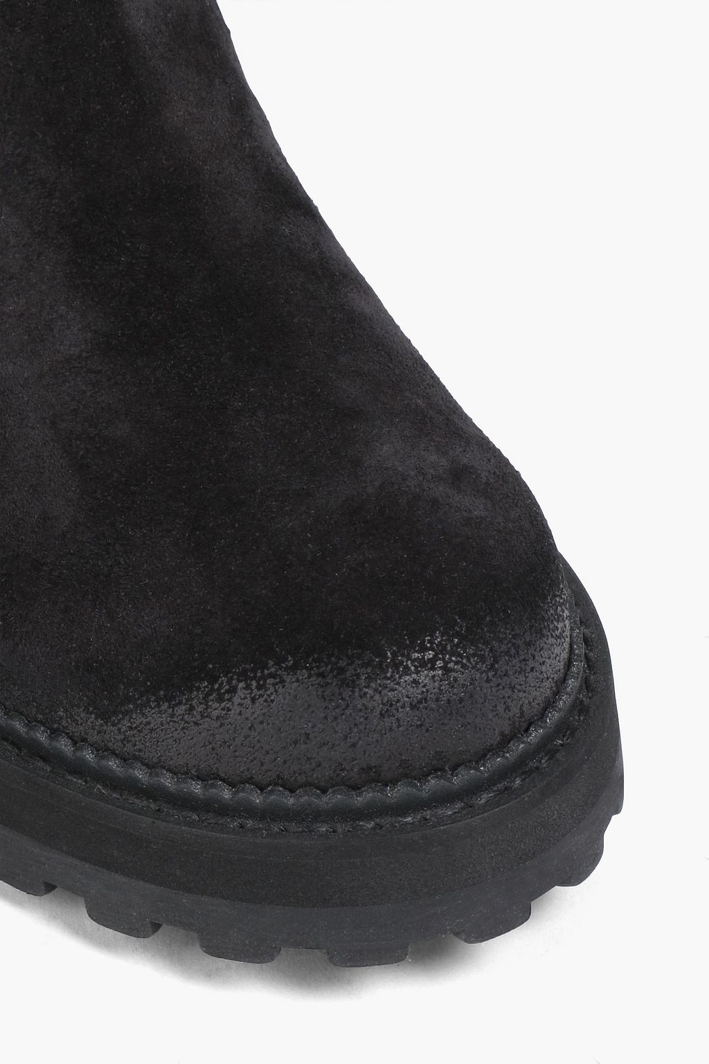 TOD'S Buckled suede ankle boots