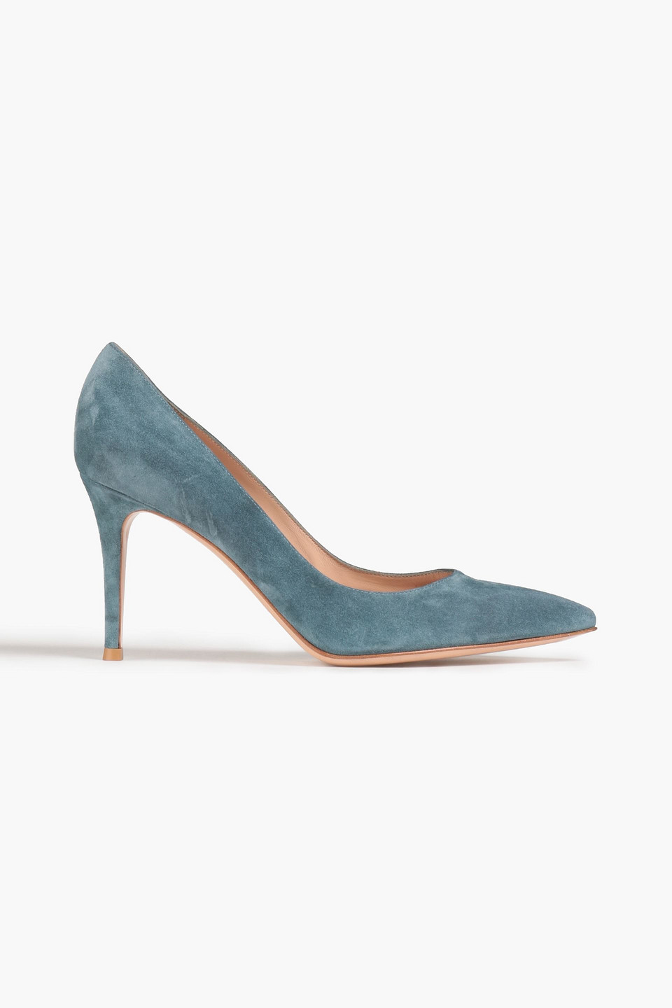 Gianvito Rossi Gianvito 85 Suede Pumps In Blue