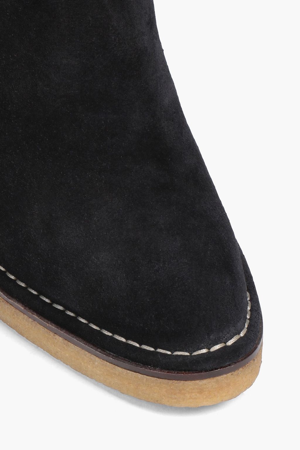 TOD'S حذاء بوت بطول الكاحل من الجلد السويدي
