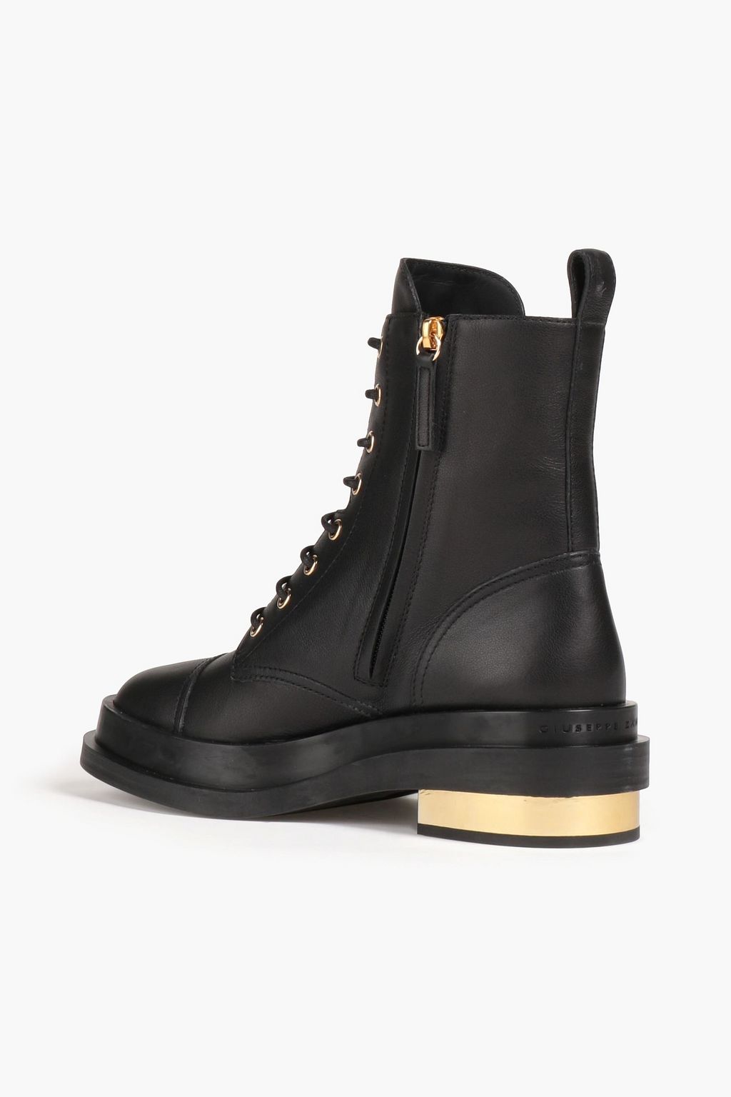 GIUSEPPE ZANOTTI حذاء بوت ’نيفر مايند’ بطول الكاحل من الجلد بكعب مقاس 20