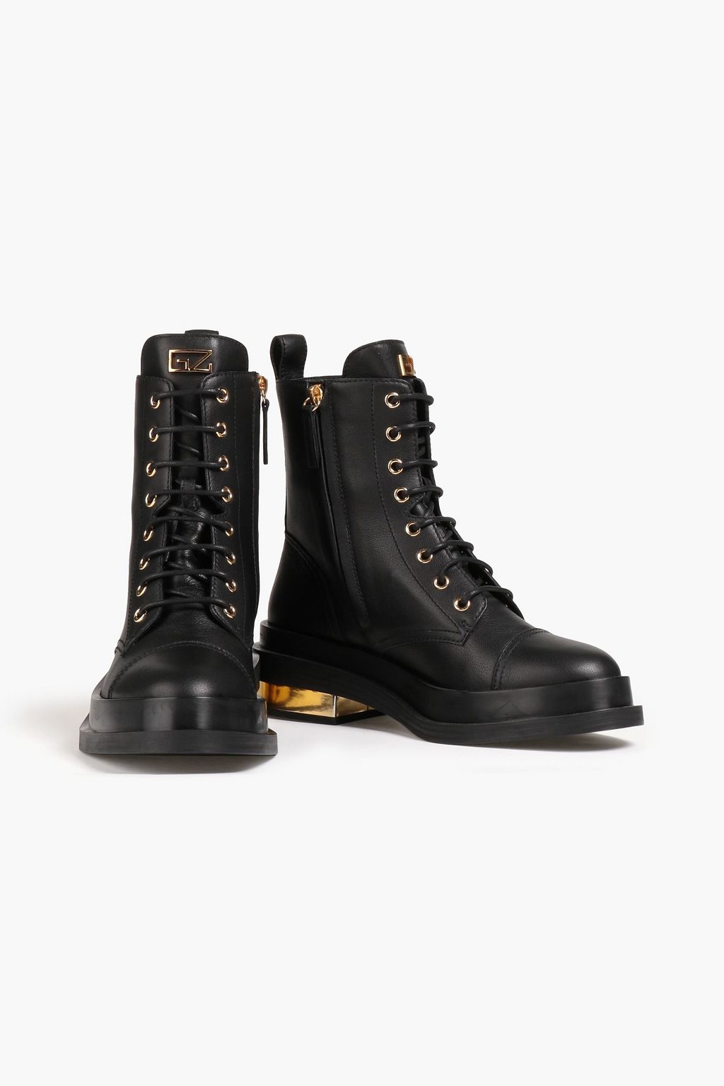 GIUSEPPE ZANOTTI حذاء بوت ’نيفر مايند’ بطول الكاحل من الجلد بكعب مقاس 20