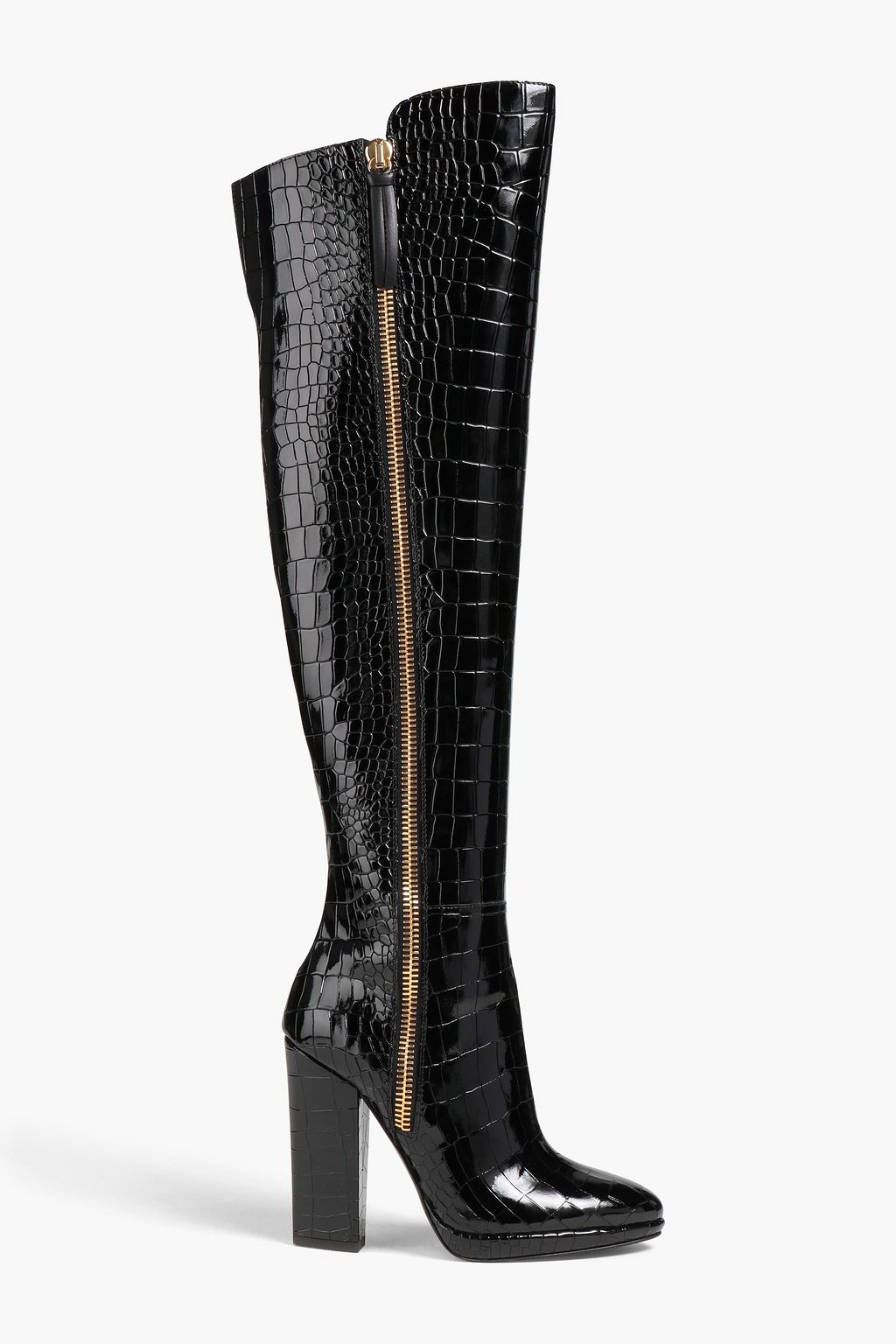 GIUSEPPE Uma 110 croc-effect over-the-knee | Sale up to 70% off | THE