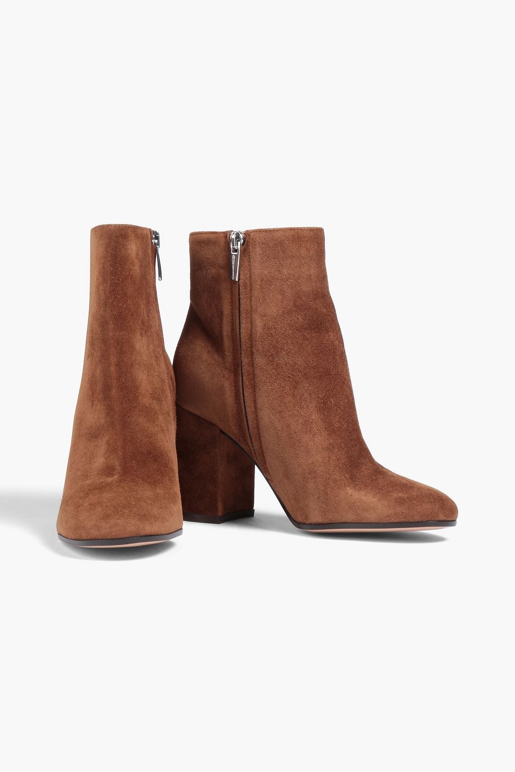 GIANVITO ROSSI Rolling suede ankle boots