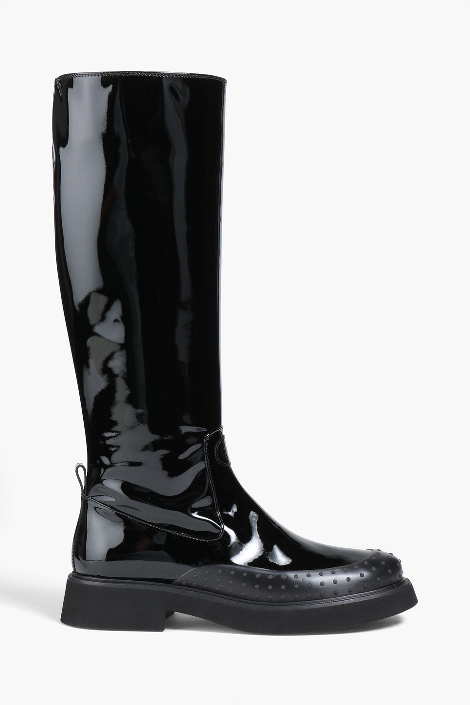 TOD'S COATED LEATHER RAIN BOOTS 3074457345633750033