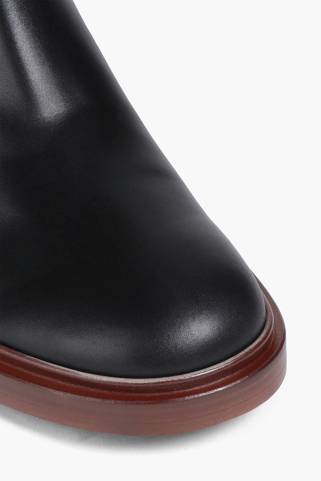 TOD'S بوت بطول الركبة من الجلد