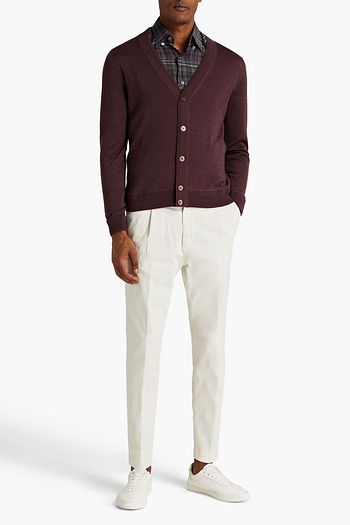 CANALI カシミヤ&シルク混 カーディガン