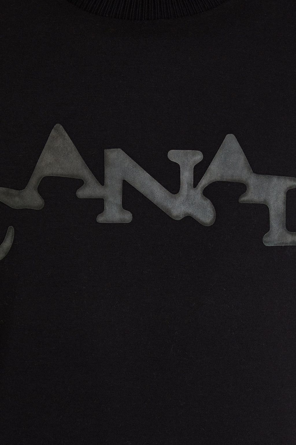 CANALI Logo-appliquéd cotton-blend jersey sweatshirt