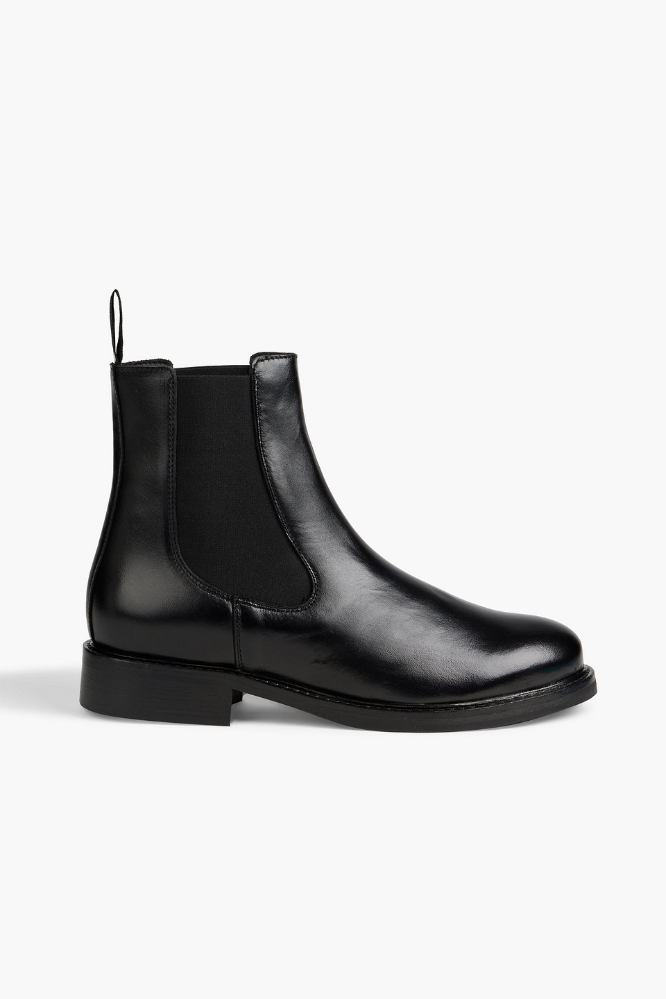 Iris & Ink Piper Leather Chelsea Boots In Black
