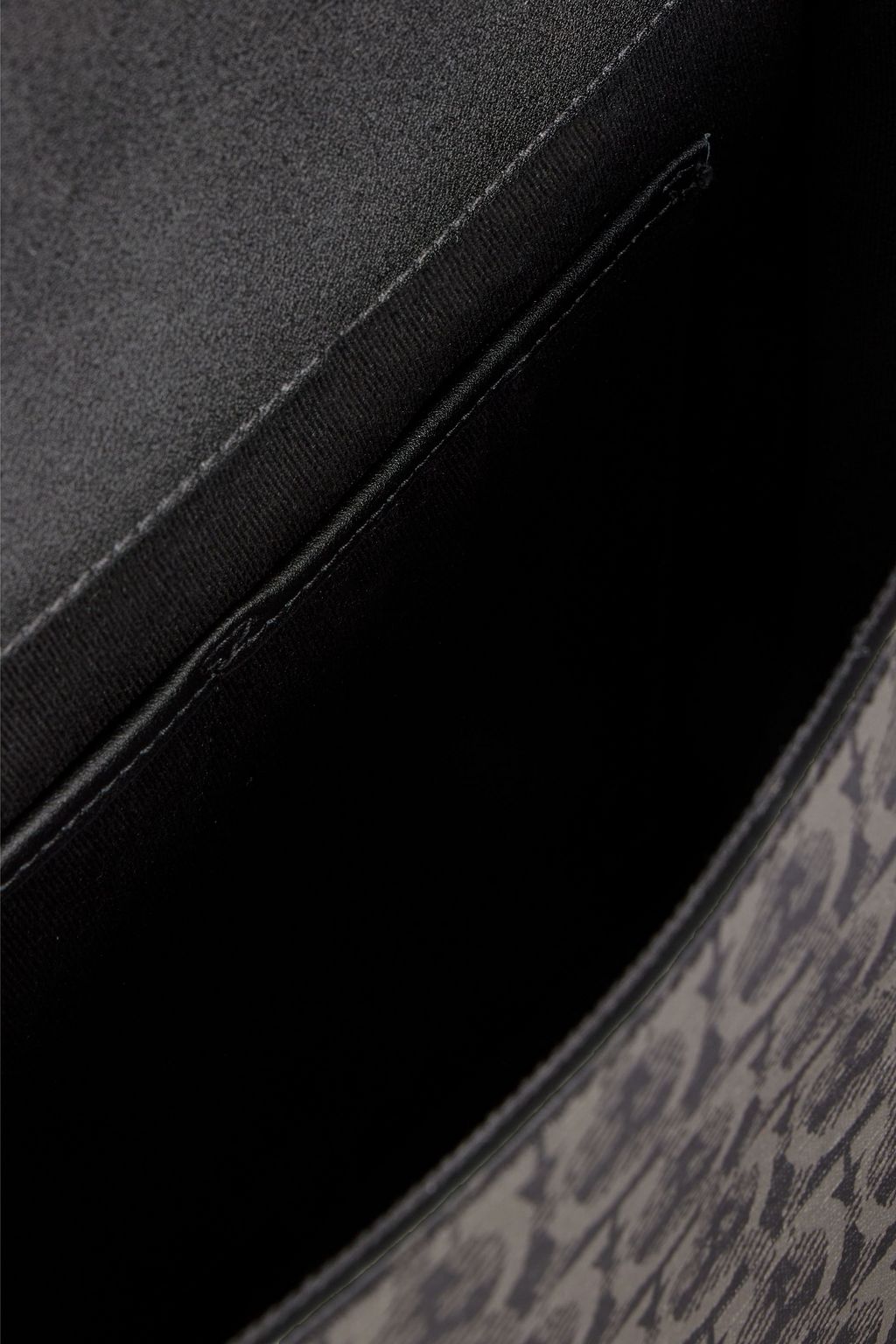 FERRAGAMO Leather-trimmed logo-print coated-canvas shoulder bag