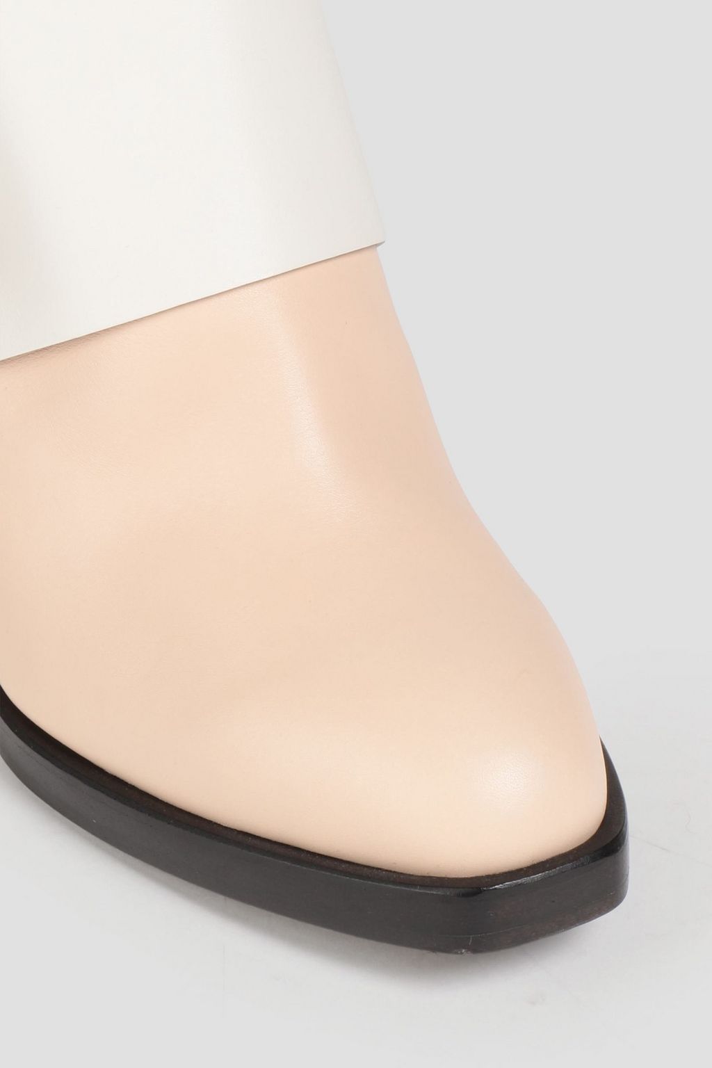 TOD'S Zweifarbige Ankle Boots aus Leder
