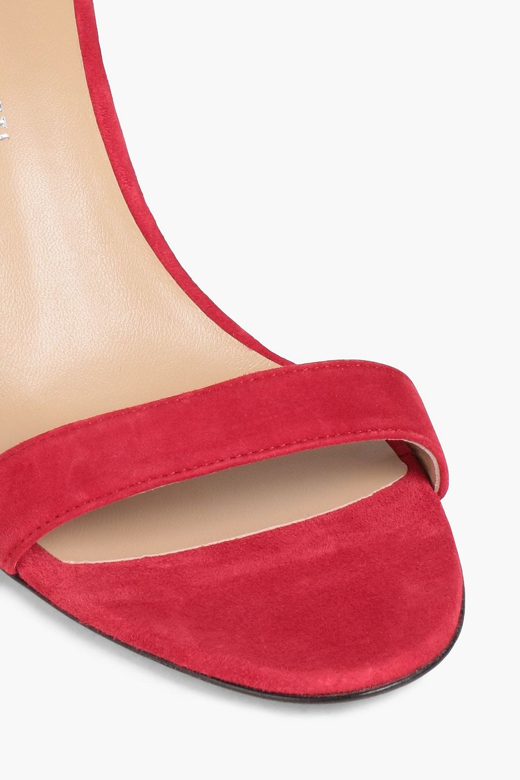GIUSEPPE ZANOTTI صندل ’بيسيك’ من الجلد السويدي بكعب مقاس 85