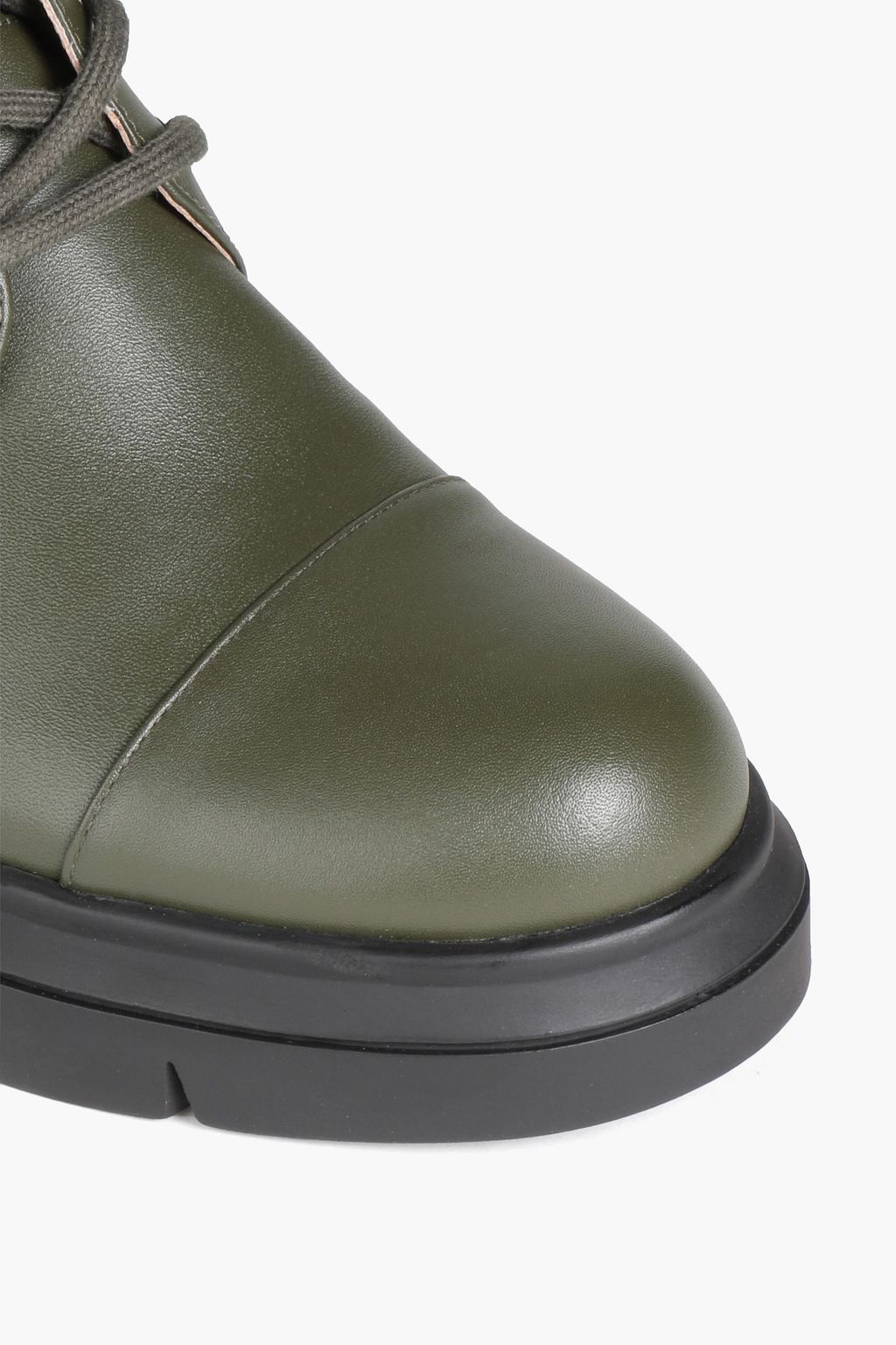 STUART WEITZMAN Nisha leather combat boots