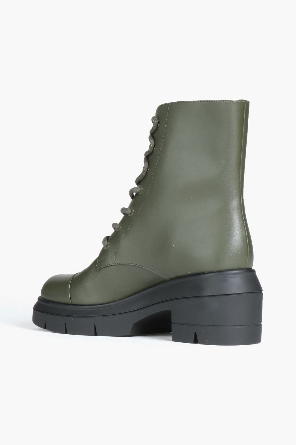 STUART WEITZMAN Nisha leather combat boots