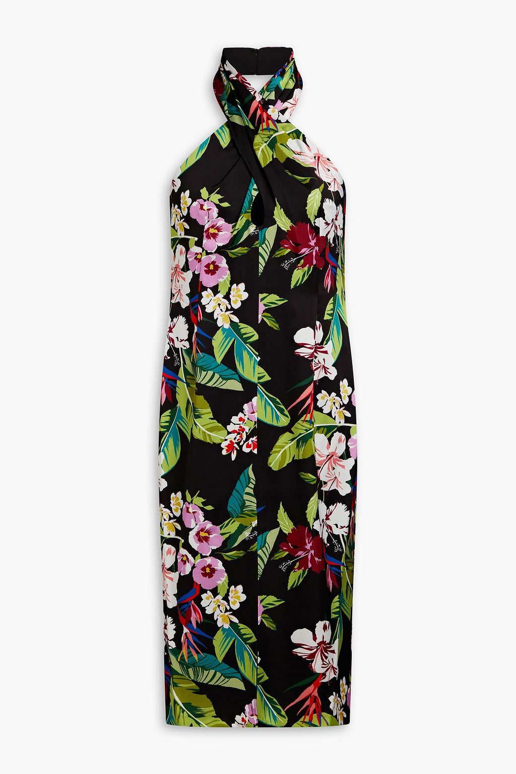 Aidan mattox floral sales dress