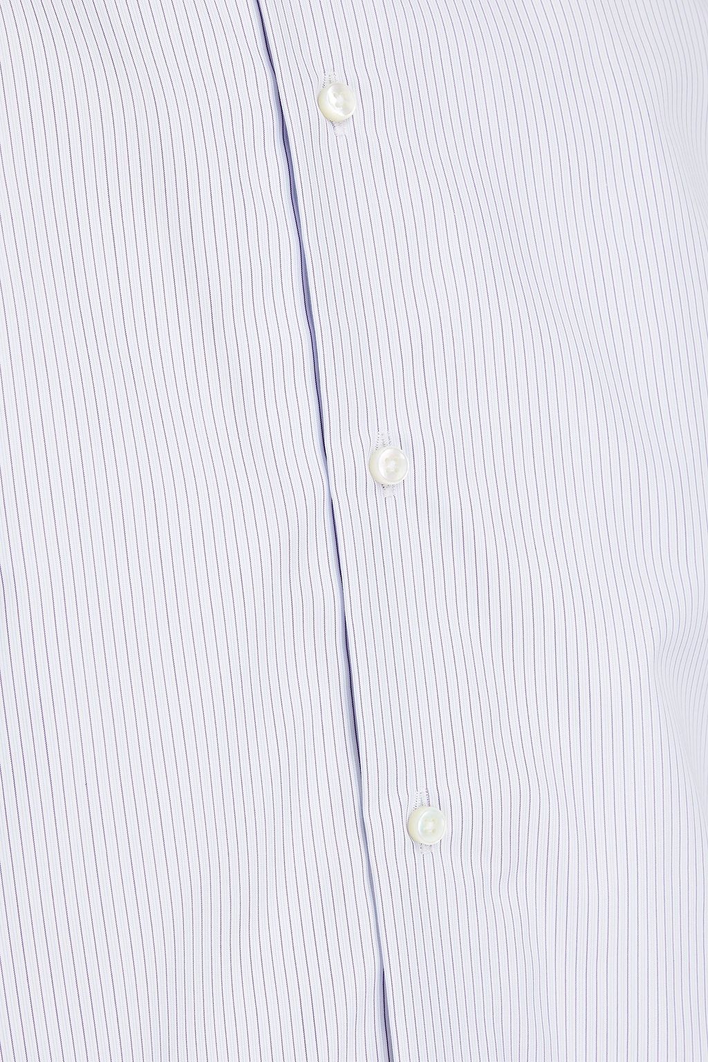 CANALI Striped cotton shirt
