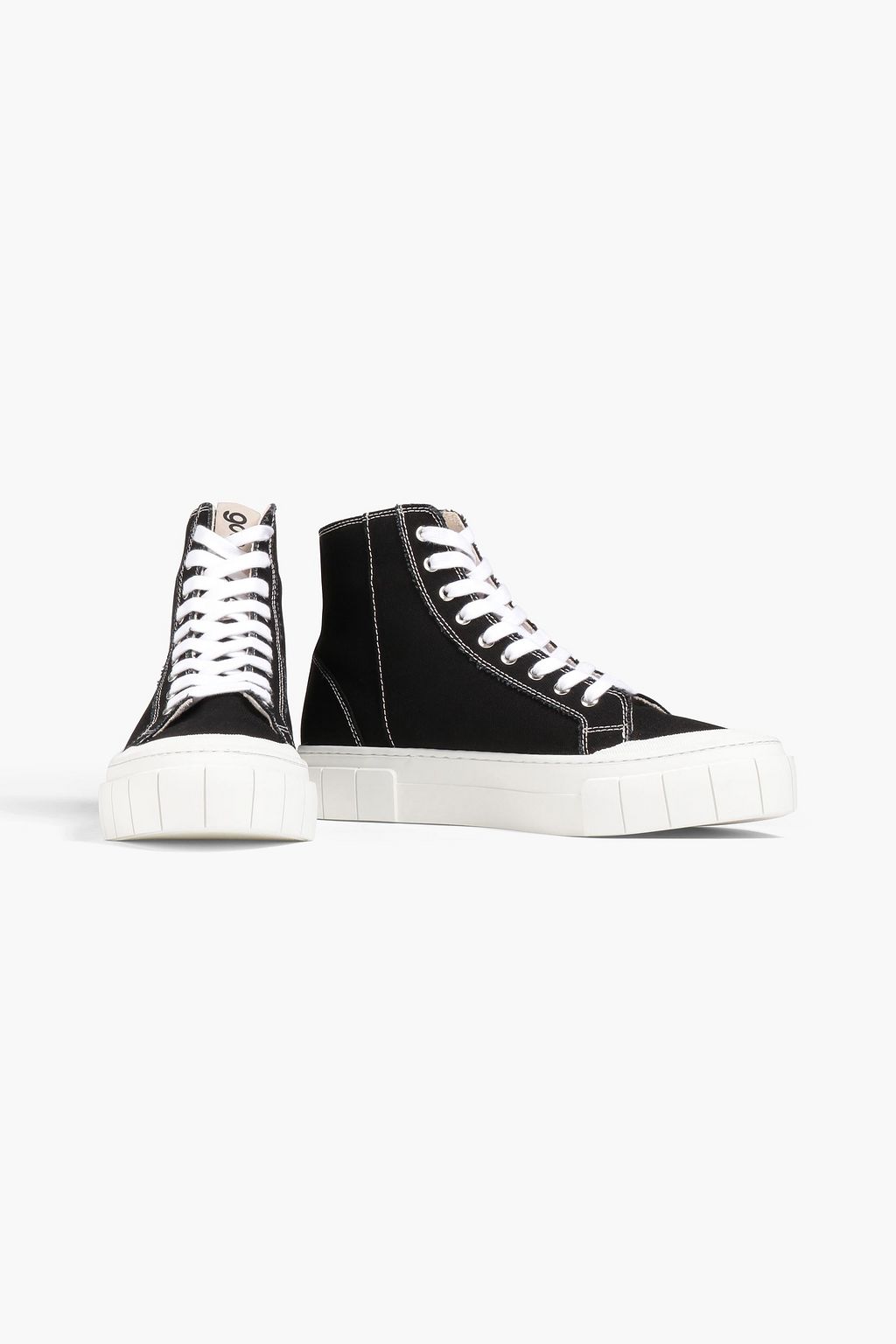 GOOD NEWS Juice canvas platform high-top sneakers