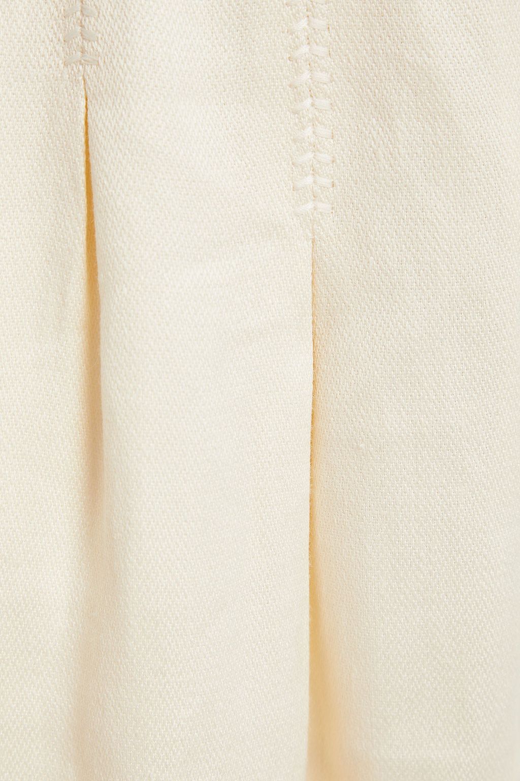 GABRIELA HEARST Belted linen wide-leg pants