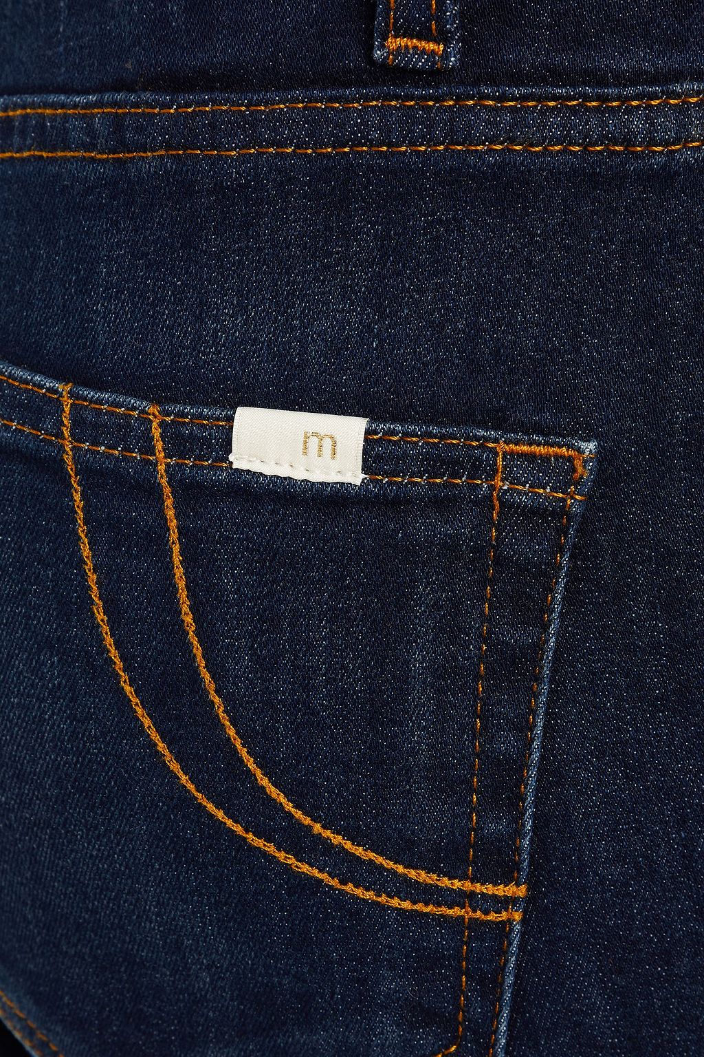 MAJE Cropped mid-rise slim-leg jeans
