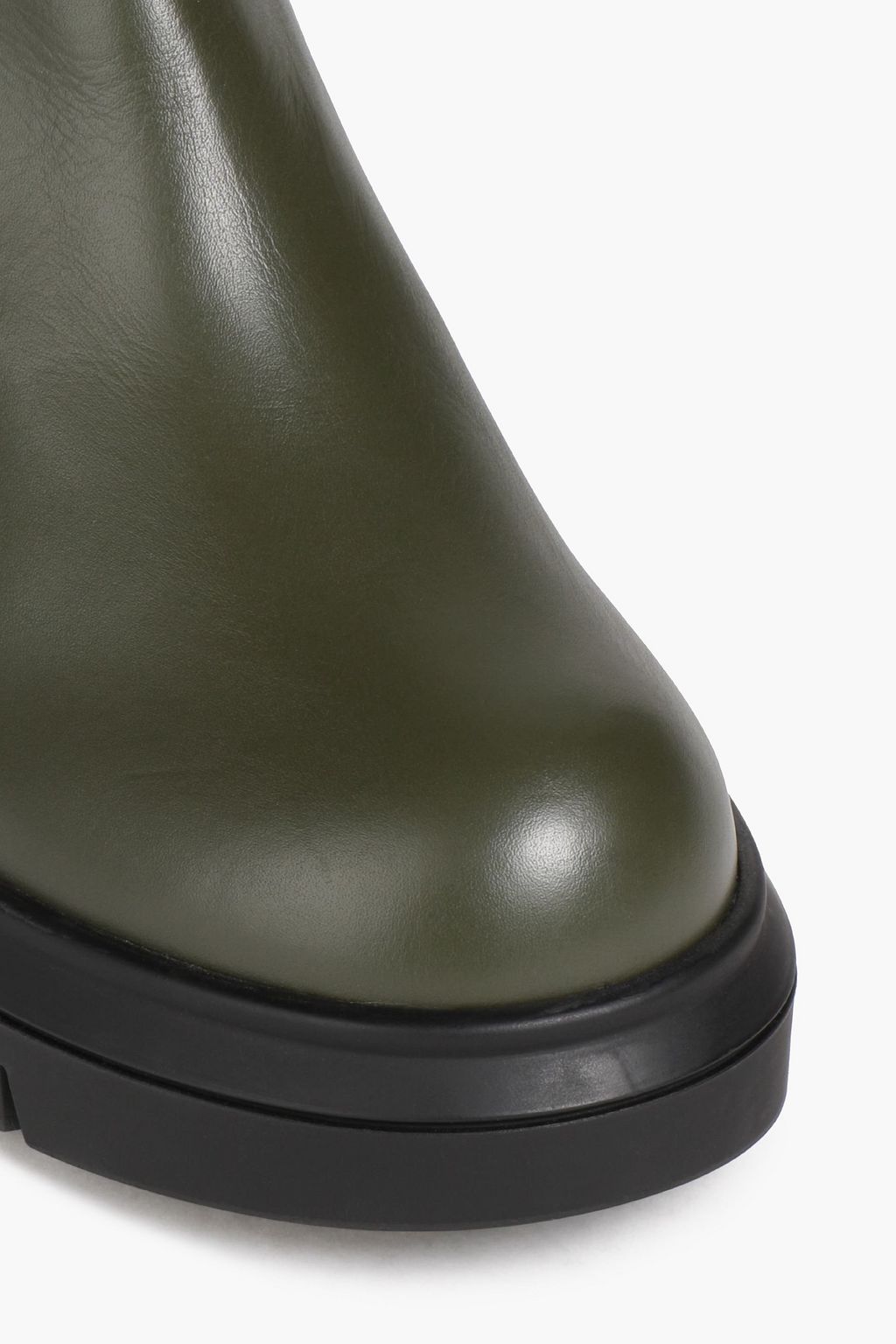 STUART WEITZMAN حذاء بوت بطول الركبة «نورا» من الجلد