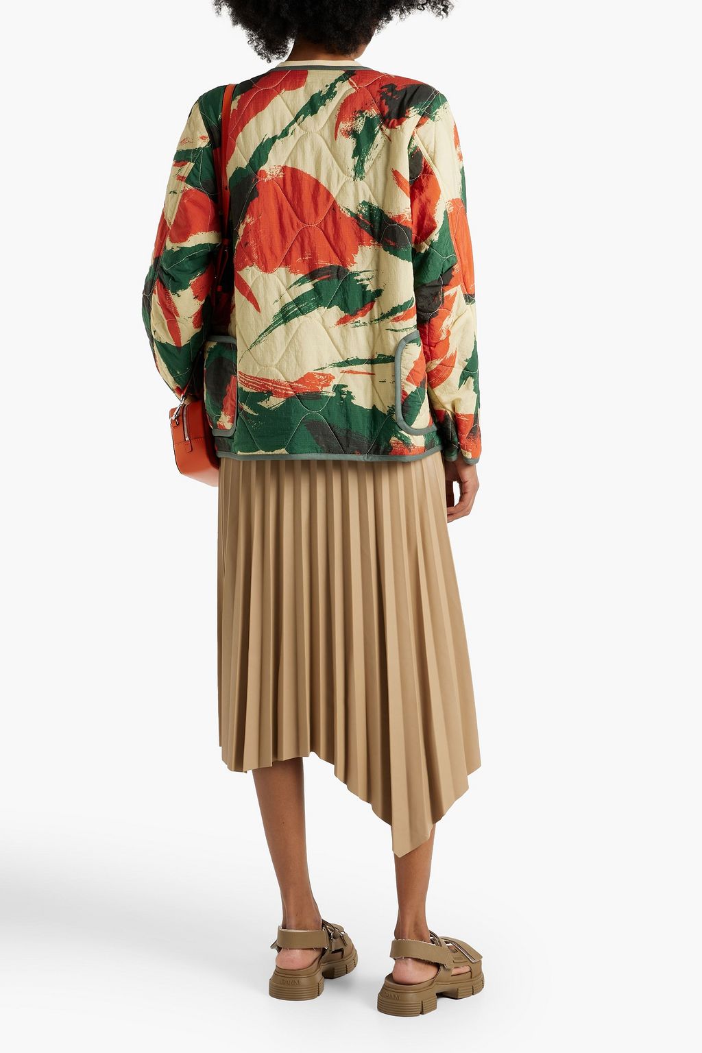 KENZO Reversible quilted printed shell jacket